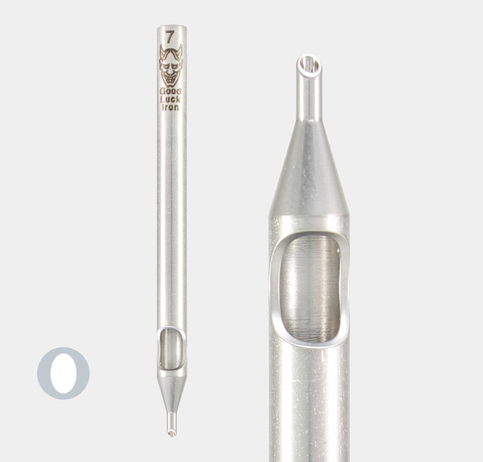 MSeries long taper round angle cut liner tube needle groups 1 to 15